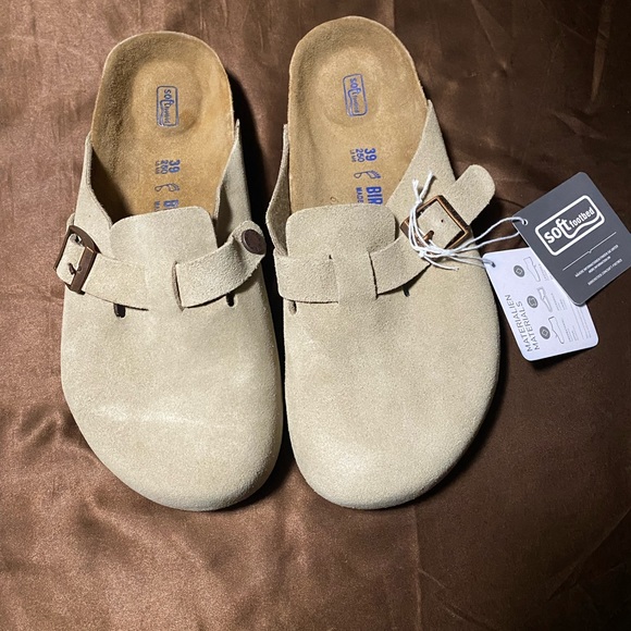 Birkenstock Clog Taupe Suede - US size 8-8.5 - Picture 8 of 12